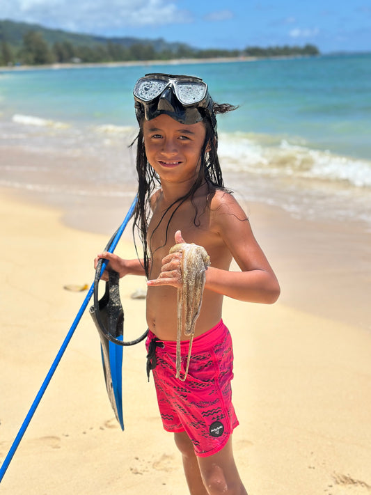 “Nalu Meets Moku” Board Shorts